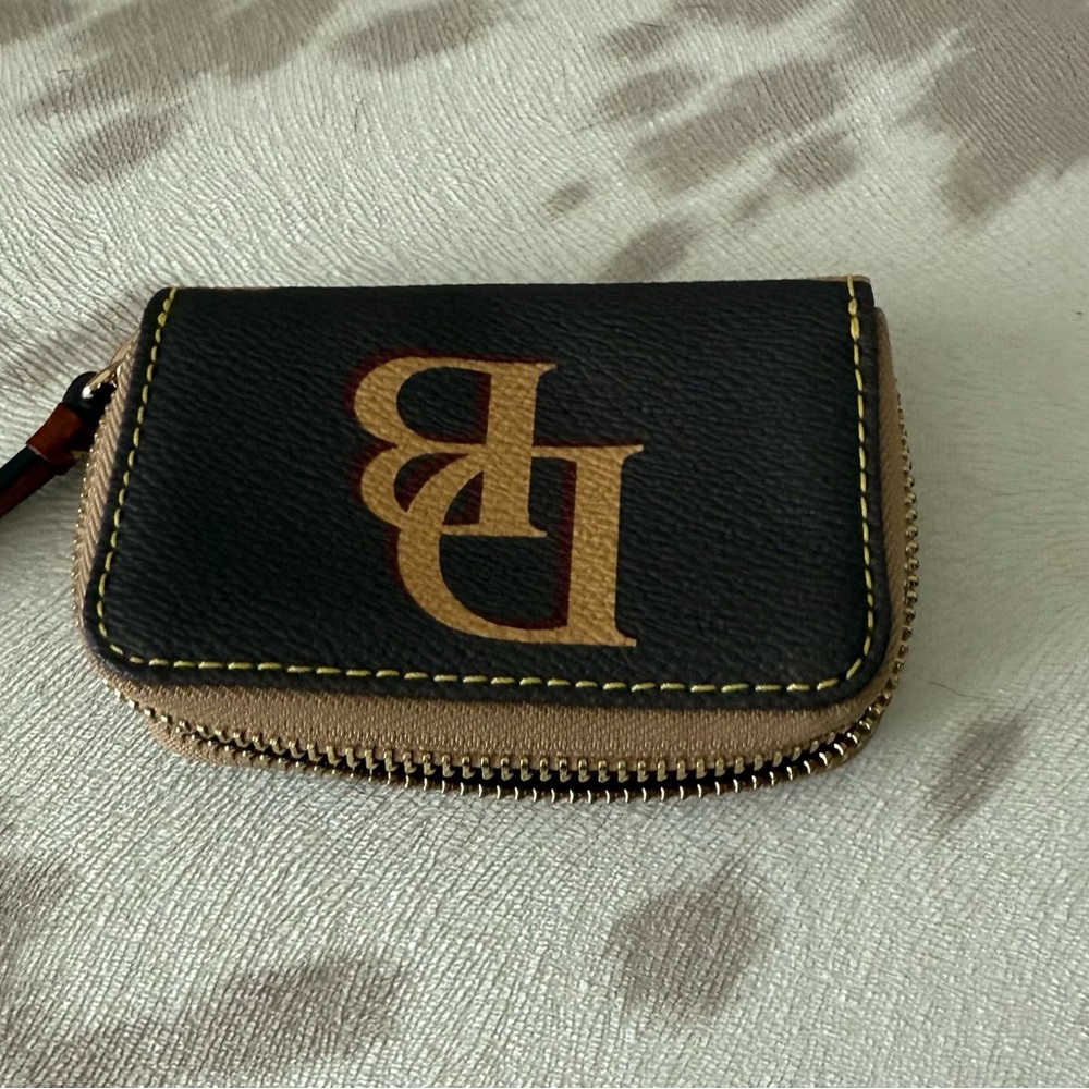 Dooney & Bourke Monogram Zip Around Credit Card Case
